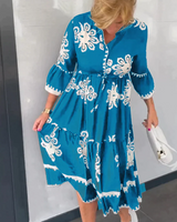 Bloemen midi jurk Voor Vrouwen