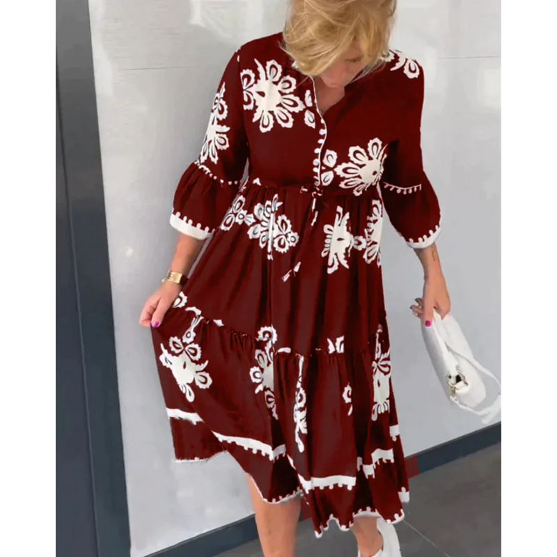 Bloemen midi jurk Voor Vrouwen