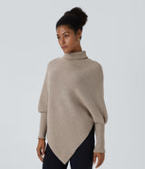 Asymmetrische Poncho Coltrui