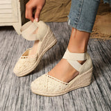 Elegante sleehak sandalen met open teen en enkelbandje