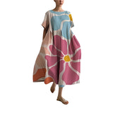 Maxi Jurk Met Bloemenprint