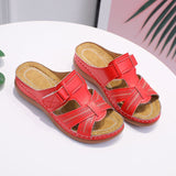 Antislip orthopedische leren sandalen