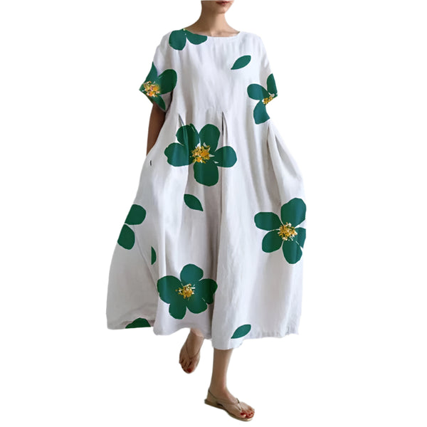 Maxi Jurk Met Bloemenprint
