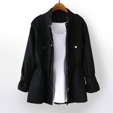 Getailleerde trenchcoat met klassieke uitstraling