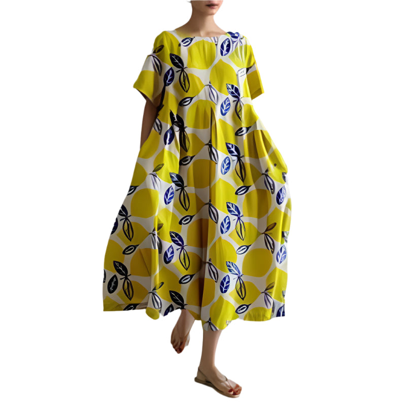 Maxi Jurk Met Bloemenprint