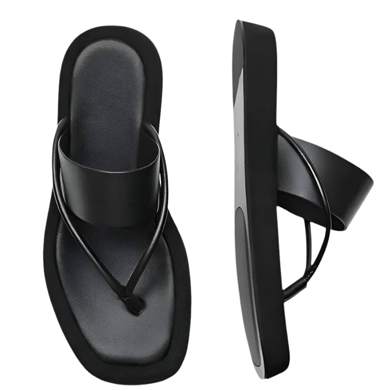 Stijlvol Flip-flop Sandalen met Y-vormige band en dikke platte zool