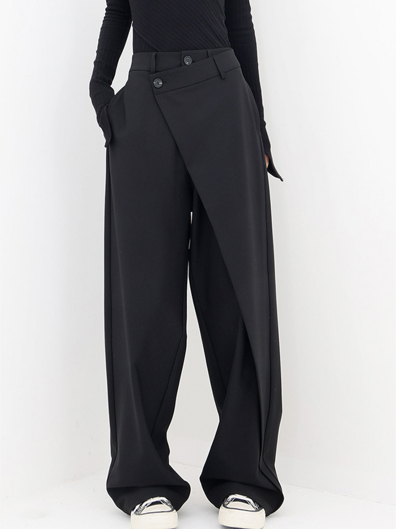 Asymmetrische baggy broek