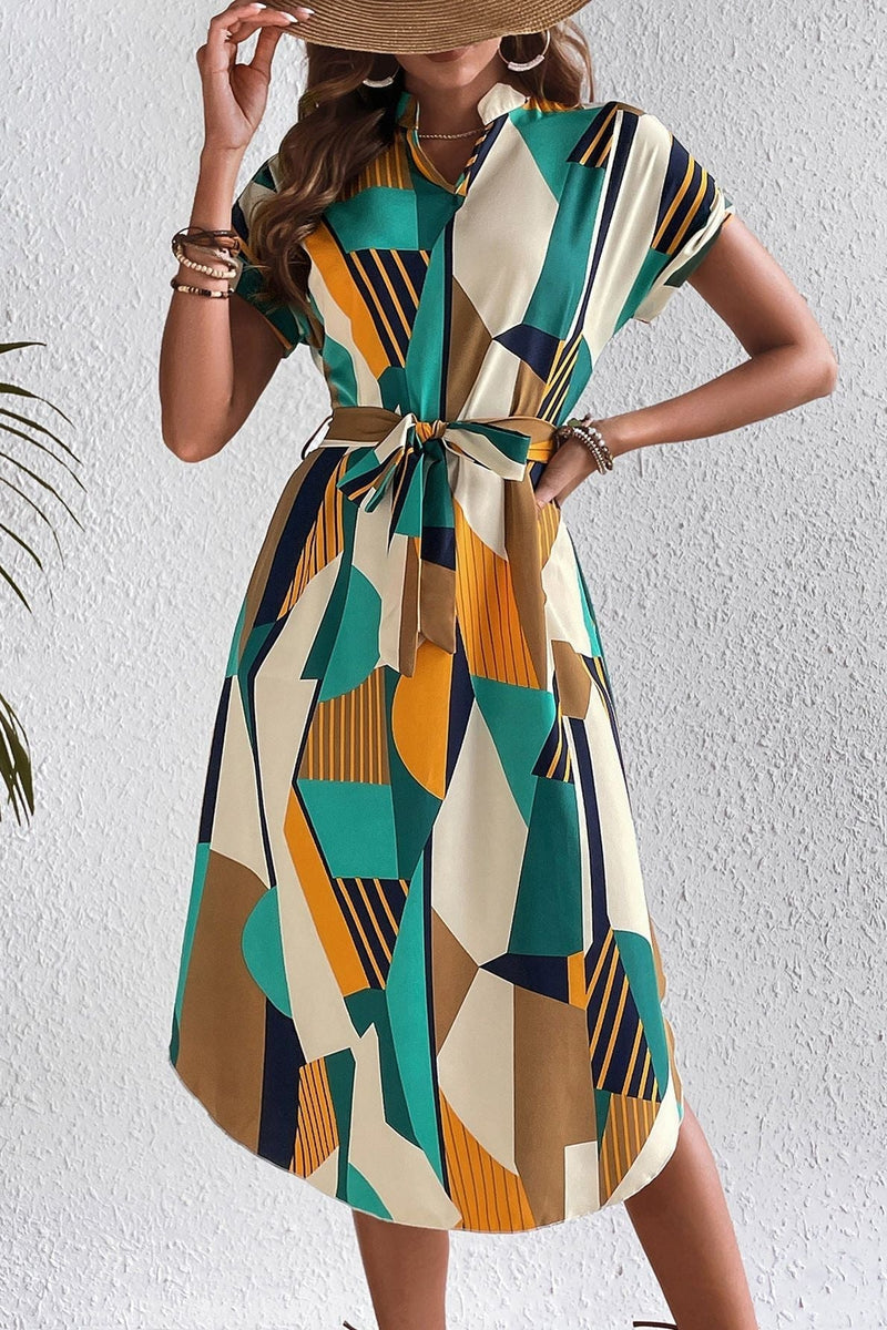 Chique Geometrische Jurk