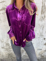 Velvet blouse