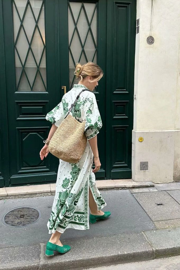 Boho Bloemen Jurk