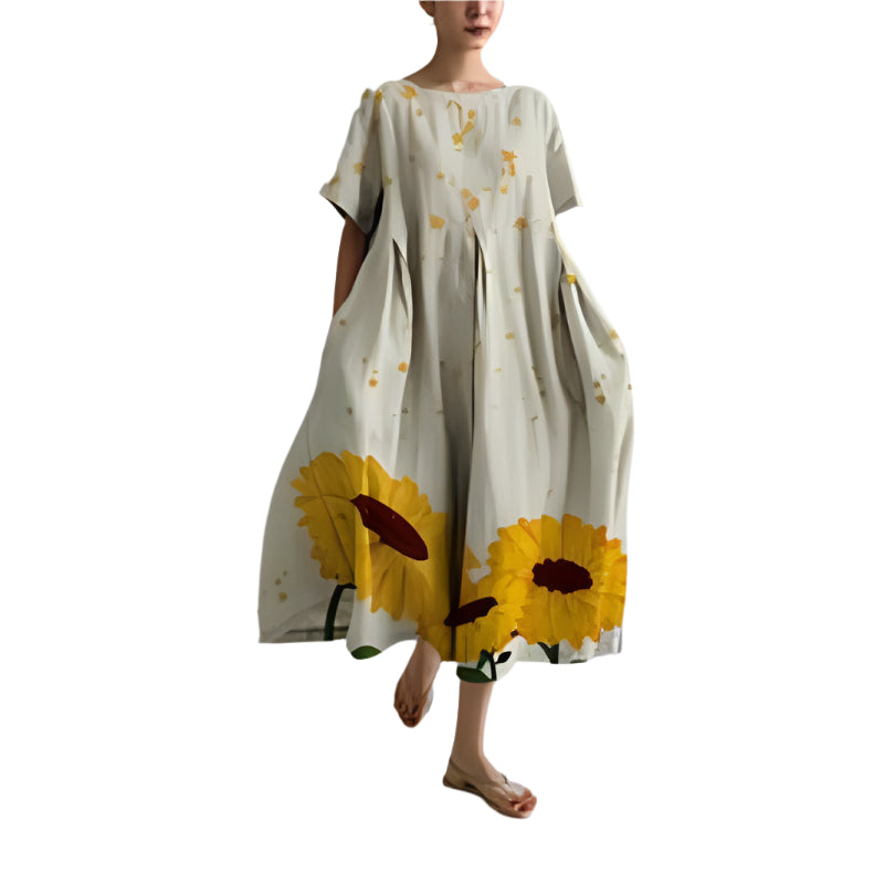 Maxi Jurk Met Bloemenprint
