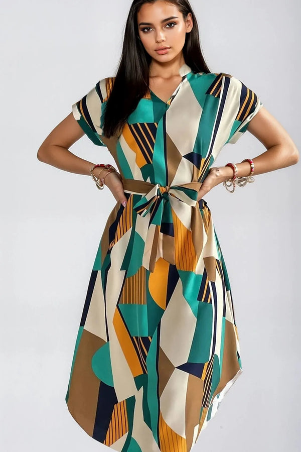 Chique Geometrische Jurk