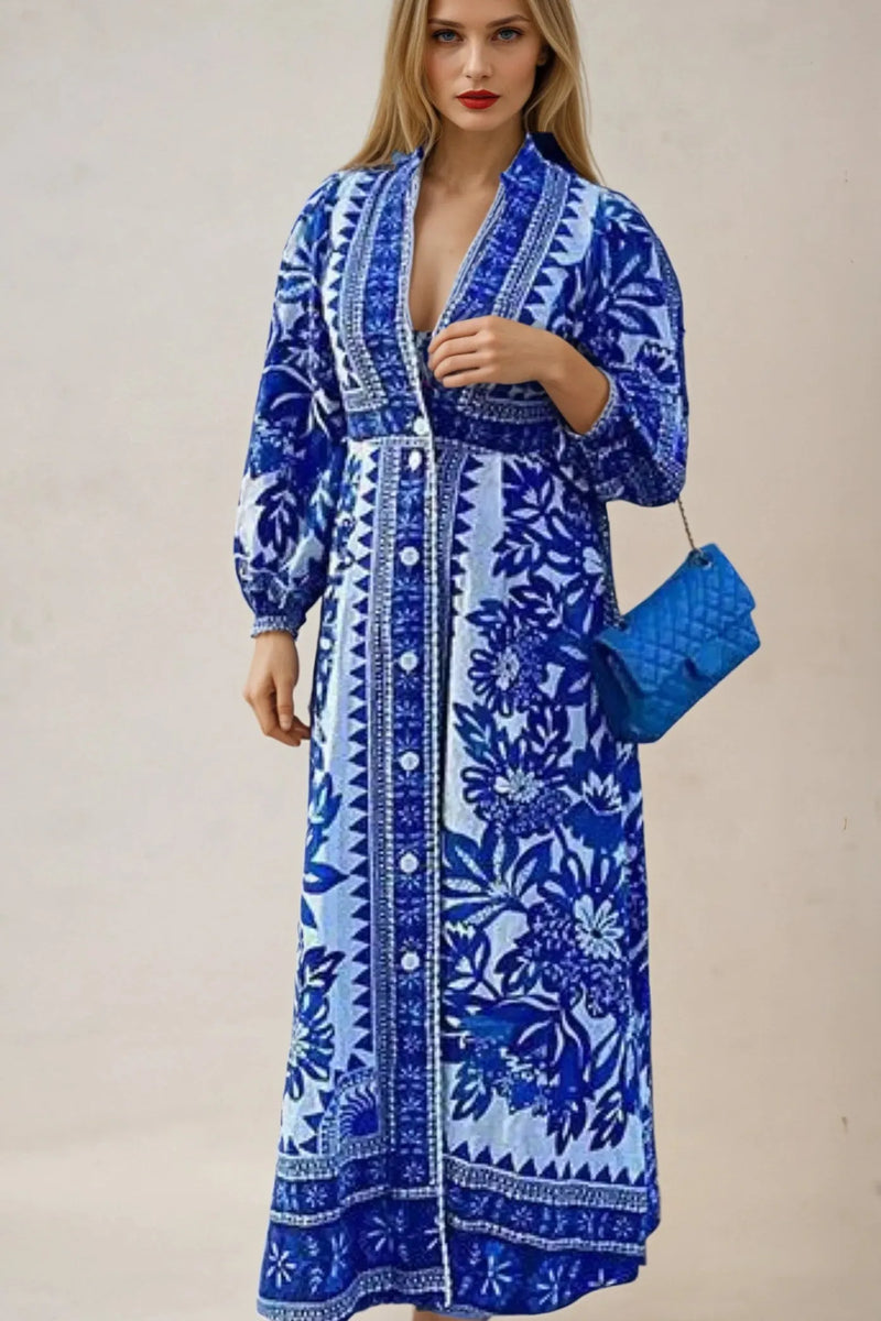 Boho Bloemen Jurk