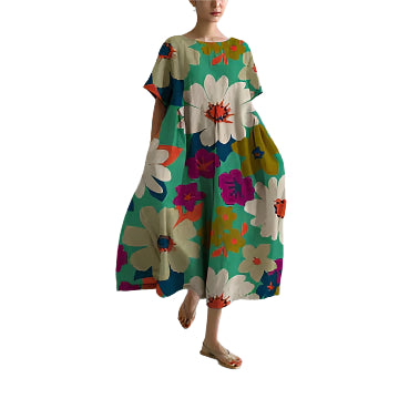 Maxi Jurk Met Bloemenprint