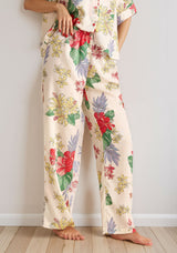 Pyjamaset met bloemenprint