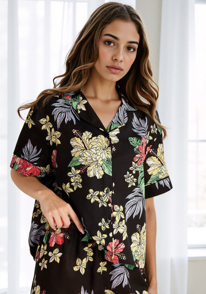 Pyjamaset met bloemenprint