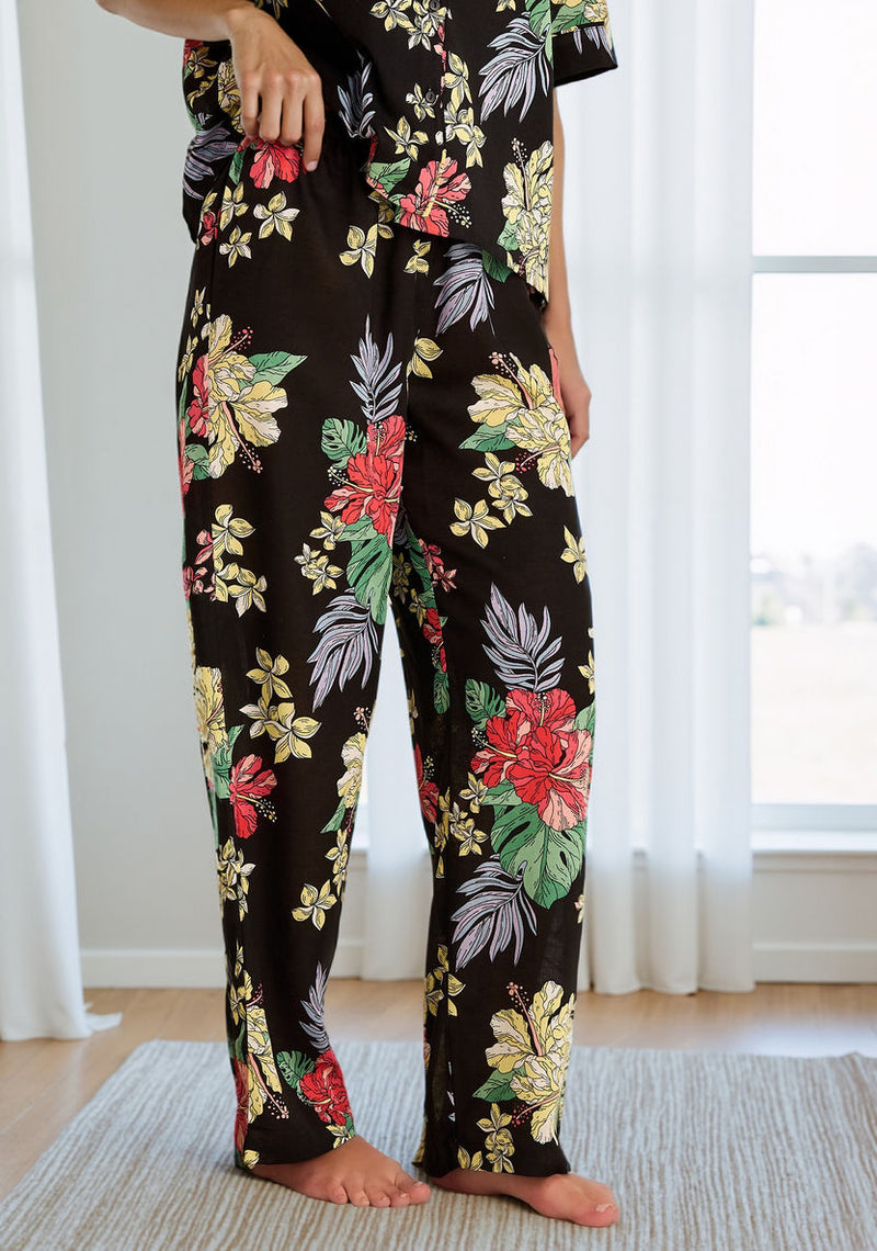 Pyjamaset met bloemenprint