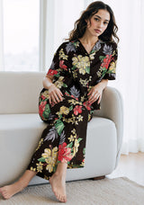 Pyjamaset met bloemenprint