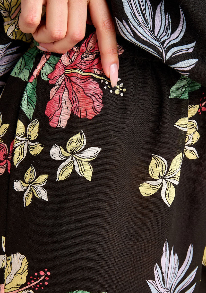 Pyjamaset met bloemenprint