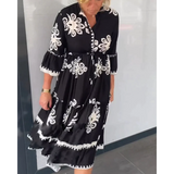 Bloemen midi jurk Voor Vrouwen