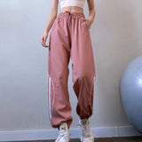 Moderne joggingbroek met relaxte pasvorm en verstelbare tailleband