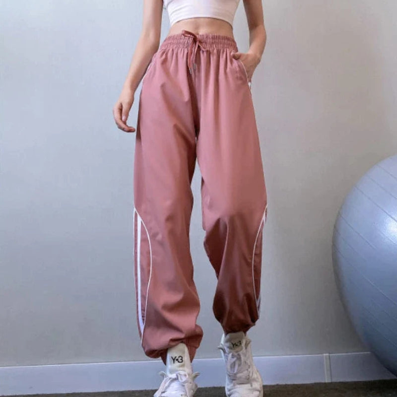 Moderne joggingbroek met relaxte pasvorm en verstelbare tailleband