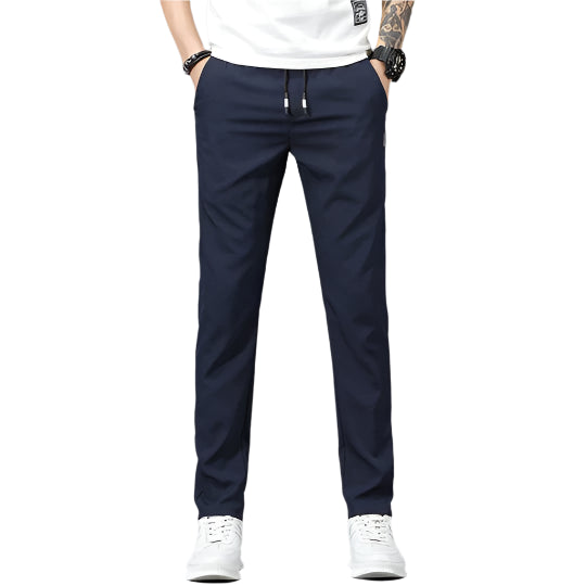 Sneldrogende Stretchbroek met Elastische Taille