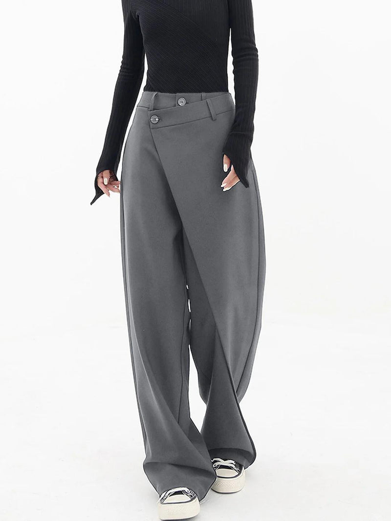 Asymmetrische baggy broek