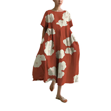 Maxi Jurk Met Bloemenprint
