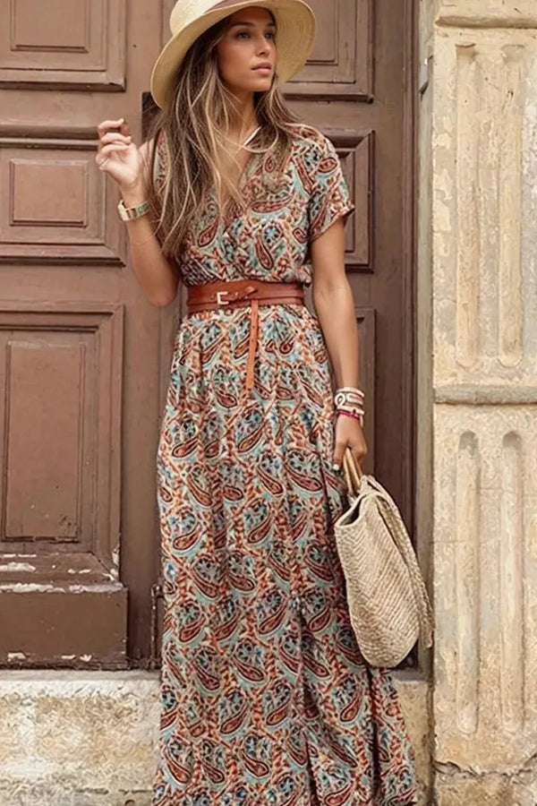 Boho Bloemen Jurk