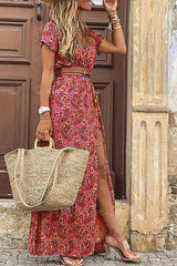 Boho Bloemen Jurk