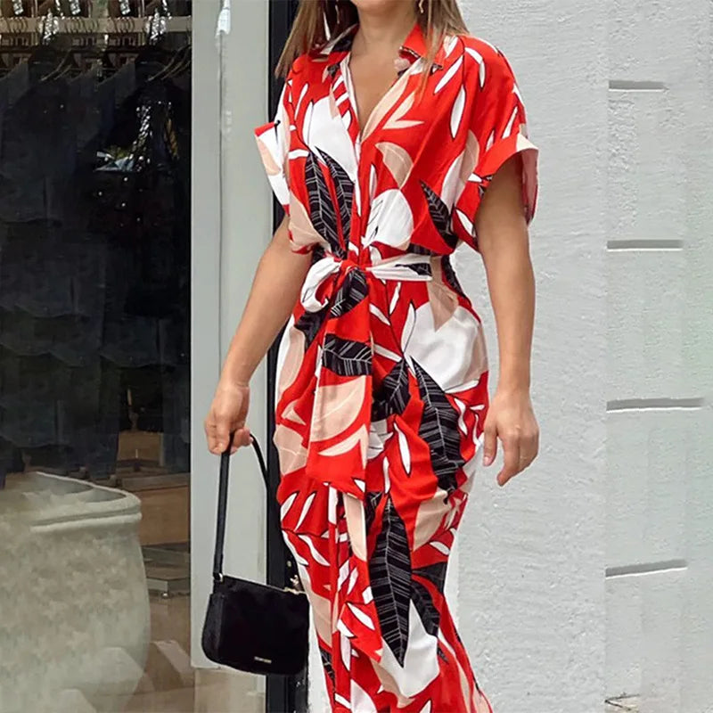 Luxe Wikkel Maxi Jurk