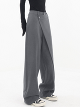 Asymmetrische baggy broek