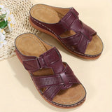 Antislip orthopedische leren sandalen