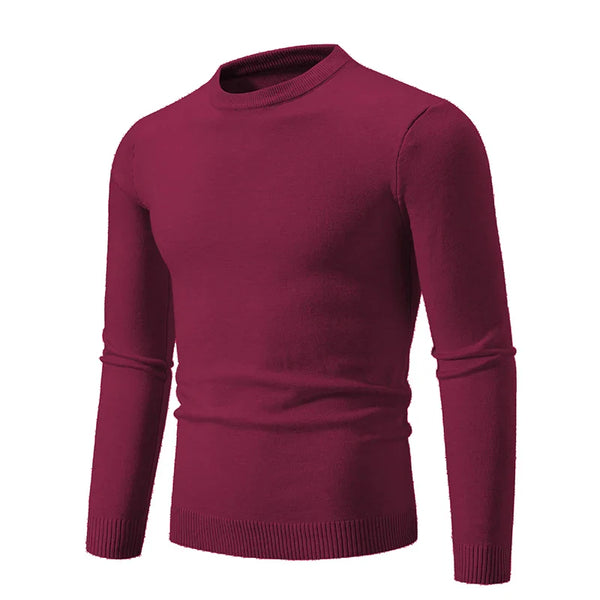 Elastische slim fit trui met comfort en veelzijdigheid