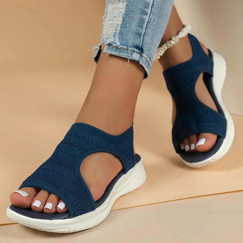 Orthopedische sandalen met open teen