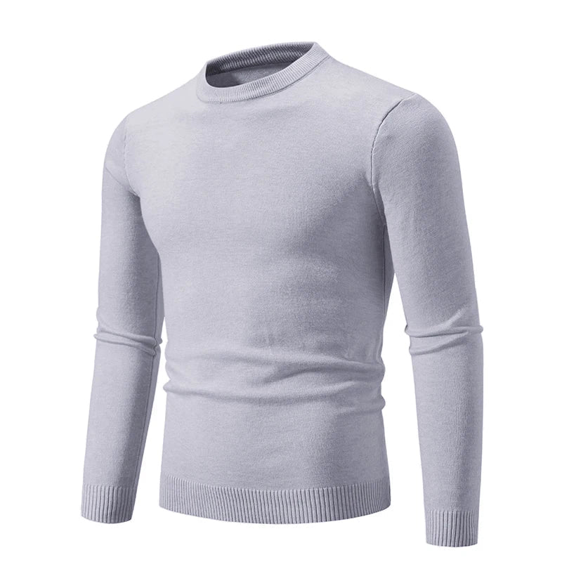 Elastische slim fit trui met comfort en veelzijdigheid