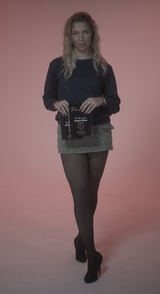 Warme panty met hoge taille en fleecevoering