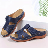 Antislip orthopedische leren sandalen