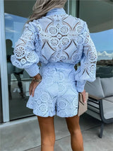 Elegante set kanten design