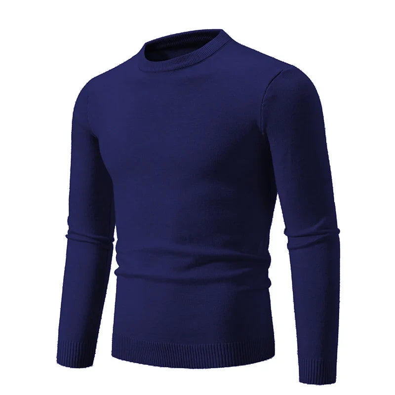 Elastische slim fit trui met comfort en veelzijdigheid