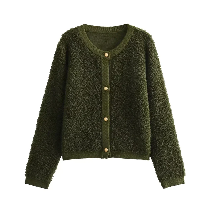Licht damesvest met knoopjes