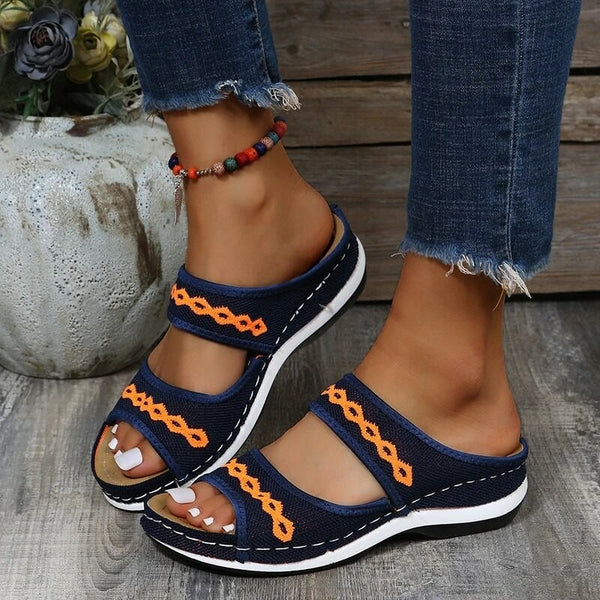 Unieke orthopedische leren sandalen