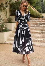 Luxe Tijdloze Midi Jurk