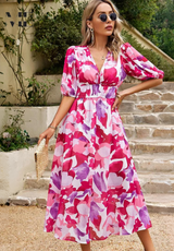 Luxe Tijdloze Midi Jurk