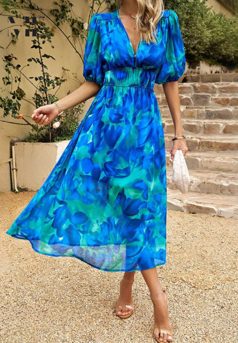 Luxe Tijdloze Midi Jurk