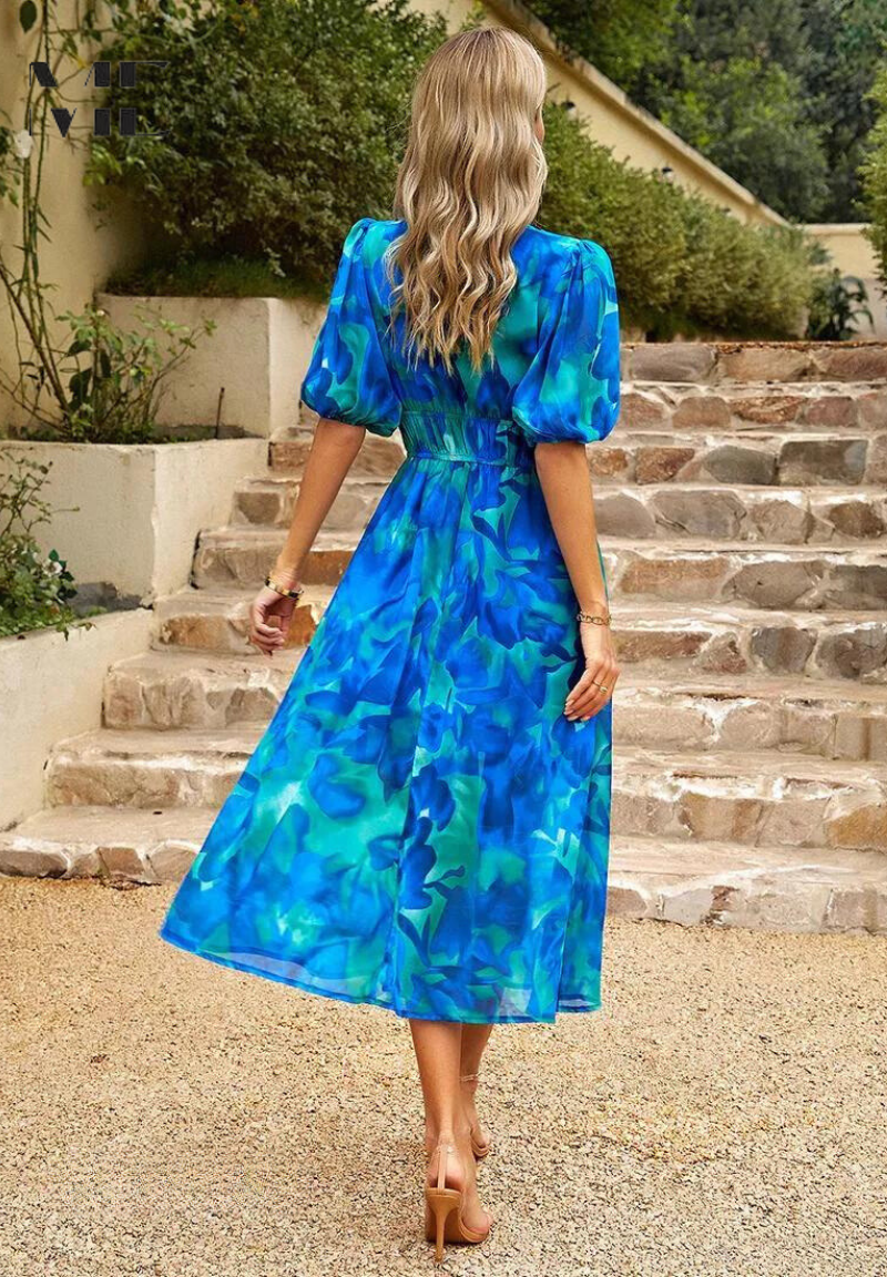 Luxe Tijdloze Midi Jurk
