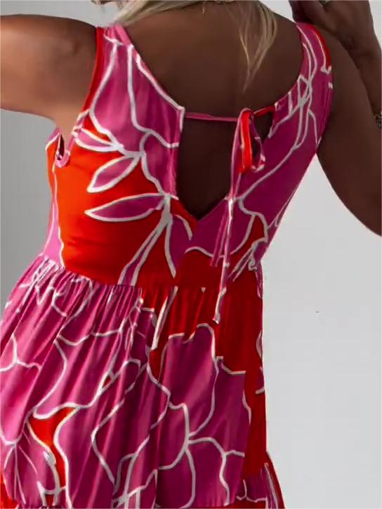 Stijlvolle Jurk met Bloemenprint