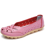 Orthopedische Ballerina Damesschoenen met Zachte Leren Look