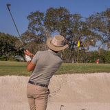 Golf mesh hoed